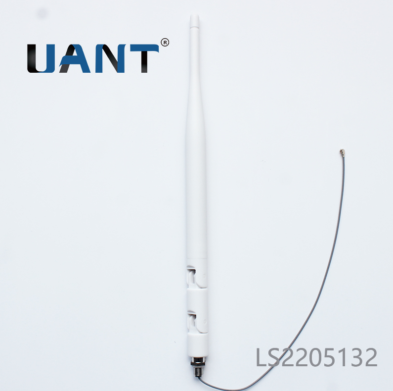2.4G 5dBi白色圆形出线星空电子，L=200mm+端子