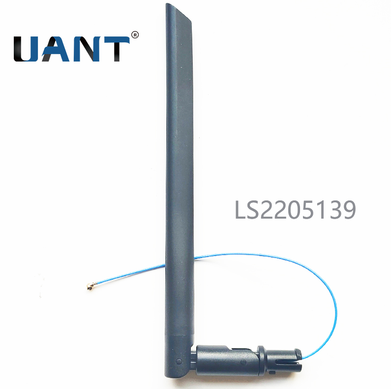 4G LTE龙泉剑黑色双转折出线星空电子，L=150mm+端子